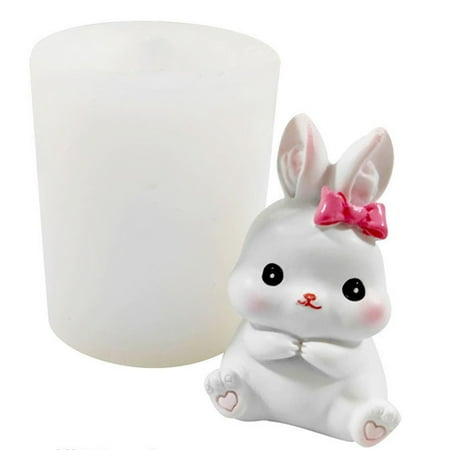

3D Easter Bunny Mold Silicone Mousse Dessert Baking Candy Chocolate Ice Cream