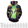 thumbnail image 2 of Cartoon Space Astronaut Planet (17)-2 Men's Women Vintage 3D Hooded Sweatshirt - All-Season Loose Fit Streetwear, 2 of 6