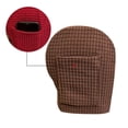 thumbnail image 6 of Stretch Armrest Covers with Pocket Anti-Slip Sofa Protector 2pcs Dark Coffee, 6 of 7