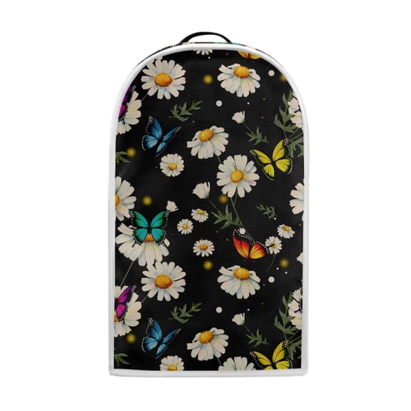 Psesaysky Butterfly Daisy Print Blender Covers for Kitchen Dust Proof Stain Resistant Stand Mixer Coffee Maker Blender Protector