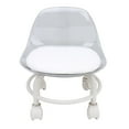 thumbnail image 1 of Taburete Acrílico Enrollable Con Ruedas, Un Asiento Mini Enrollador Silencioso Corto Y Cómodo Adecuado Para Uso En El Hogar Y El Negocio, 1 of 7