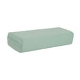 thumbnail image 3 of Cojín de meditación para yoga con funda extraíble y lavable, de apoyo, rectangular. Verde claro, 3 of 8