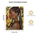 thumbnail image 2 of Nawypu Framed Black Women Girl Wall Art Teen Black Girl Pictures Black Girl Inspirational Poster African American Wall Art for Black Girls Bedroom Wall Decor Ready to Hang, 2 of 5