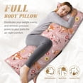 thumbnail image 3 of KLL Ultra Soft Microfiber Body Pillow Cover/Pillowcases 20"x54" with Hidden Zipper Closure-Beautiful Fox, 3 of 5