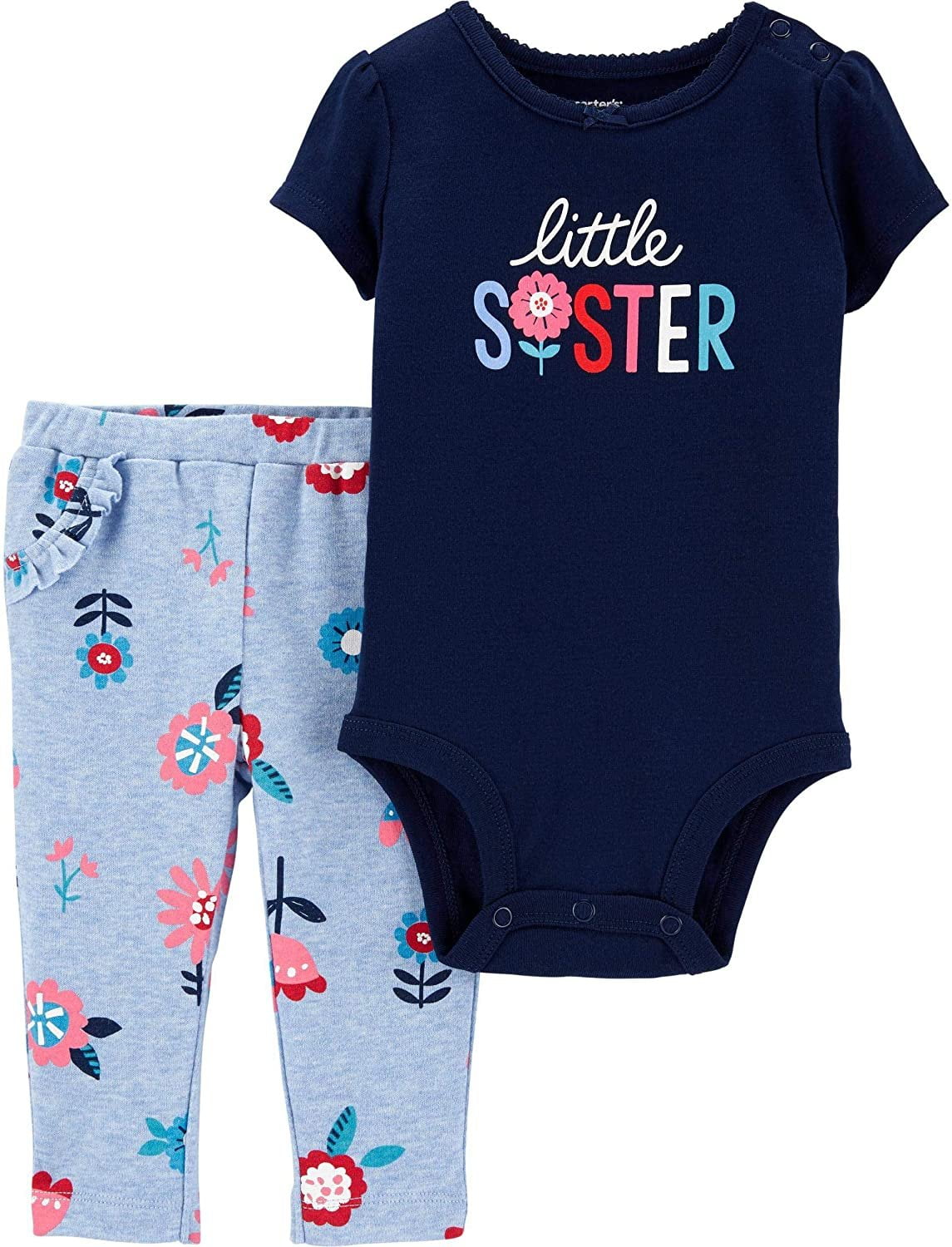 Carter's Baby Girl's 2Piece Bodysuit and Pants Set 18 Months, Little