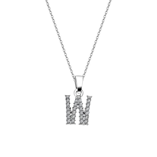 Moda mujer regalo 26 letra inglesa nombre cadena colgante collares joyería Wmkox8yi sjalhkljlk5613