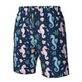 thumbnail image 4 of Fotbe Seahorses And Plants Trajes de Baño Estampados para Hombre, Shorts de Verano de Secado Rápido, Ropa de Playa, Bañadores-Large, 4 of 6