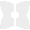 thumbnail image 4 of 28"OD x 7"ID x 10 1/2"C x 1"P Cosmo Architectural Grade PVC Contemporary Ceiling Medallion, Two Piece, 4 of 11
