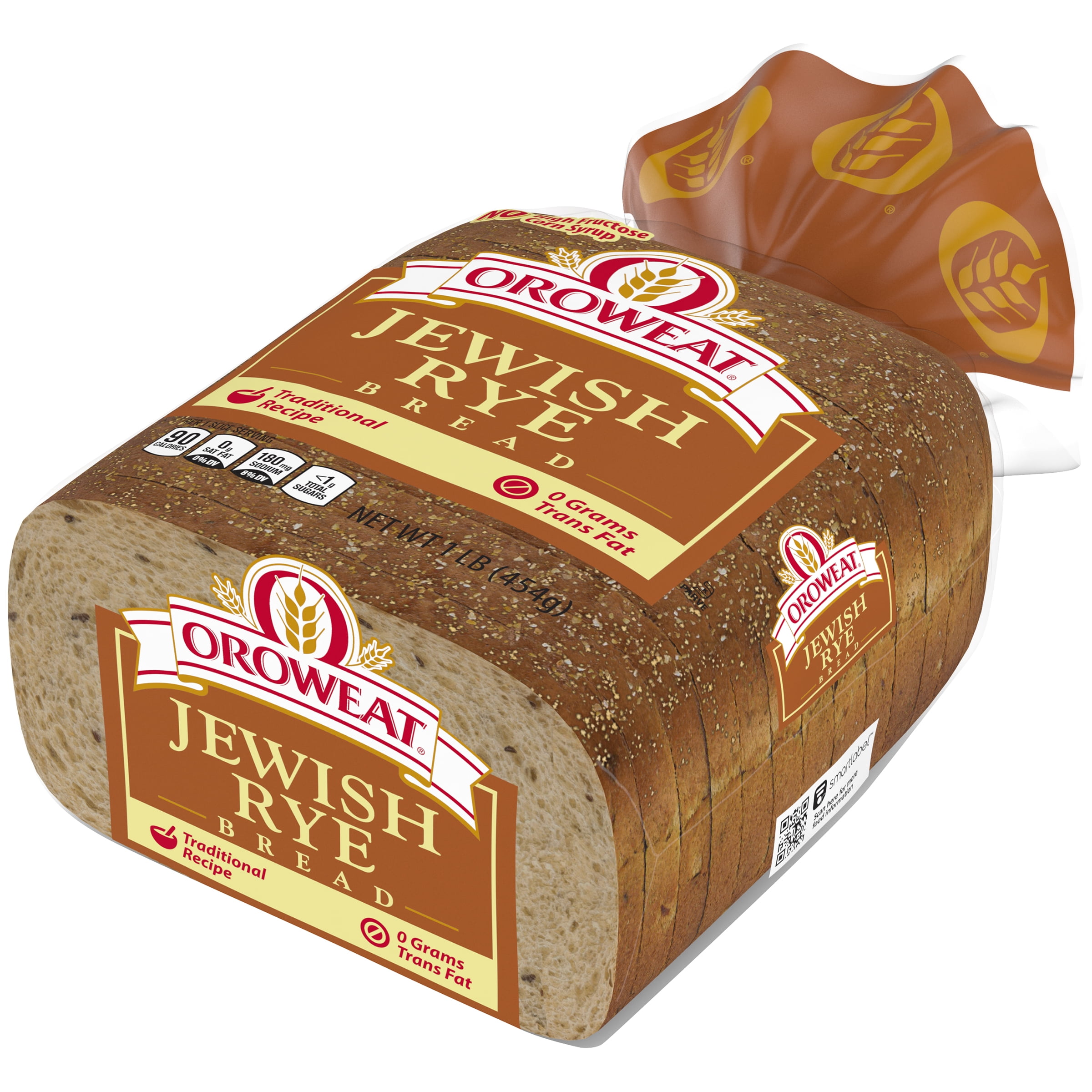 Oroweat Jewish Rye Bread 16 Oz Walmart Com Walmart Com