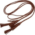 thumbnail image 2 of YooGuoGuo Women Girls Multi Colors Braided Waist Tie Belt/Rope/Chain with Tassel Fringe Wrap Cloth Belts for Ladies Dress Pants, 2 of 6