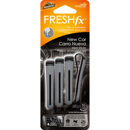 Armor All® FRESHfx™ Car Air Freshener Vent Sticks – New Car (4 count)