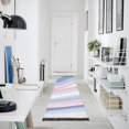 thumbnail image 4 of Yayeee Runner Rug for Bedroom 2'x6' Machine Washable Hallway Non Slip Mat, Abstract Pink, 4 of 8