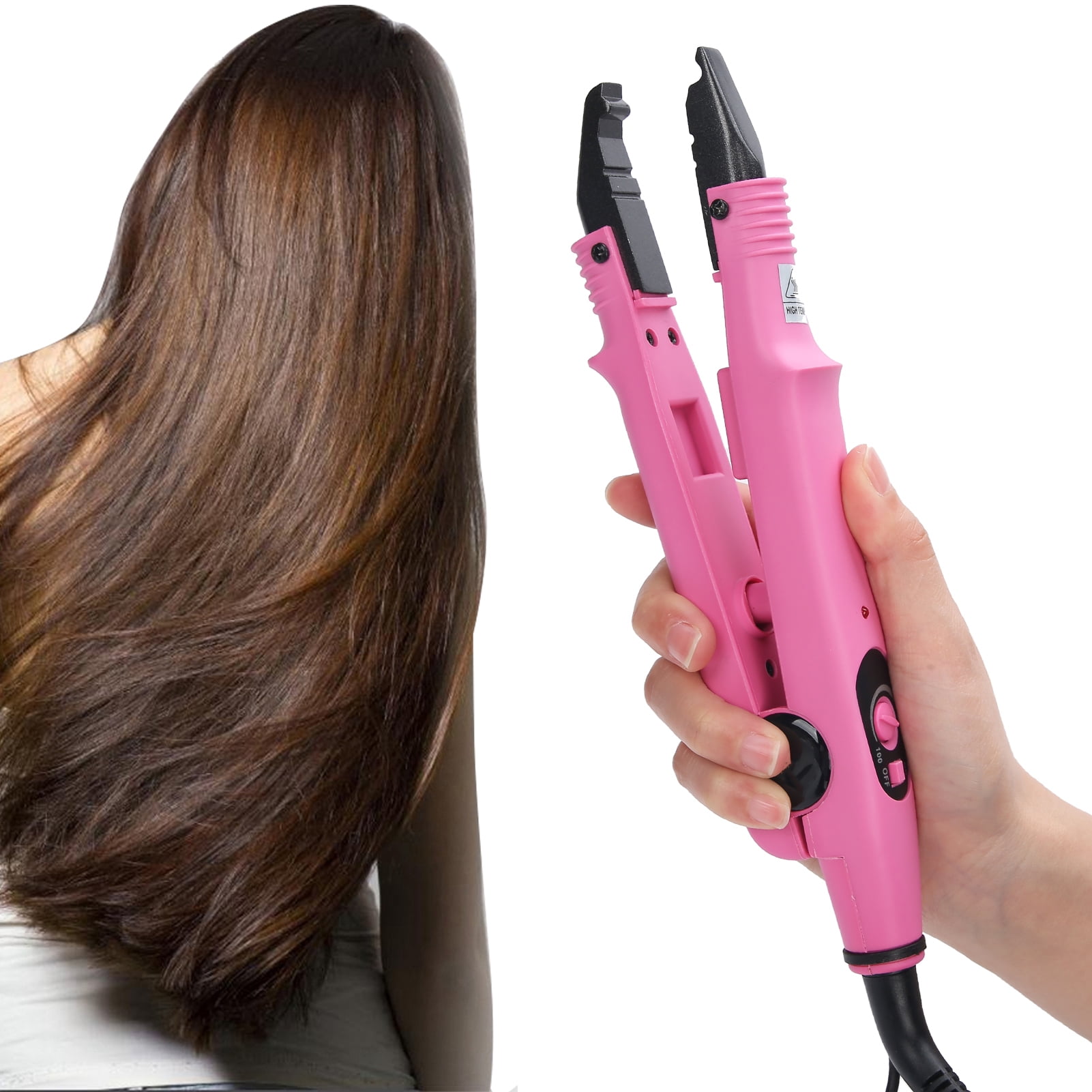 新METEO CONNECTOR KERATIN CARE SYSTEM Hair Extension Iron Temperature Change Heated Connector