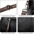 thumbnail image 2 of Womens Handbags Soft Leather Hobo Shoulder Bag Ladies Crossbody Tote Purses with Multi Pockets, 2 of 7