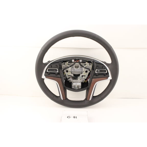 New GM OEM Black Leather Steering Wheel Cadillac XTS Sedan 2013 2014 2015 2016 2017 2018 2019 Genuine