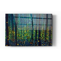 Epic Art 'Fireflies' by DB Waterman, Acrylic Glass Wall Art, 24"x36"