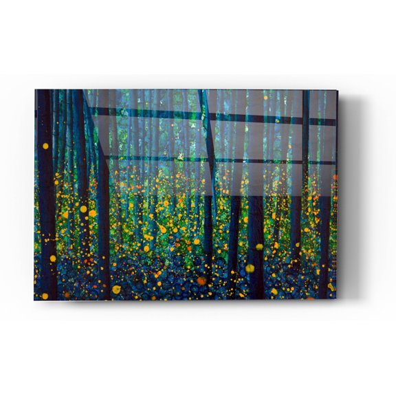 Epic Art 'Fireflies' by DB Waterman, Acrylic Glass Wall Art, 24"x36"