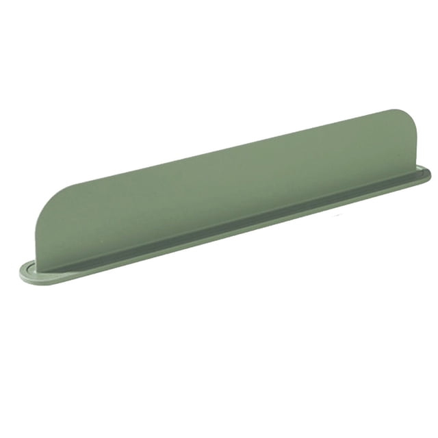 MYG Silicone Sink Splash Guard Water Barrier Kitchen Backsplash Dishwashing Baffle Board Countertop Protector Easy Clean Reusable 49x5x8.5cm Olive green