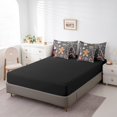 thumbnail image 4 of Gingerbread Man Bed in a Bag King Size Comforter Set 7 Pieces,Snowman Bedding Sets Merry Christmas Decorations Elk Deer Sheet Set with Comforter,Snowflake Xmas Candy Bed Set, 4 of 6