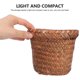 thumbnail image 3 of Multi-function Trash Basket Woven Waste Basket Household Trash Can Trash Accessory, 3 of 4