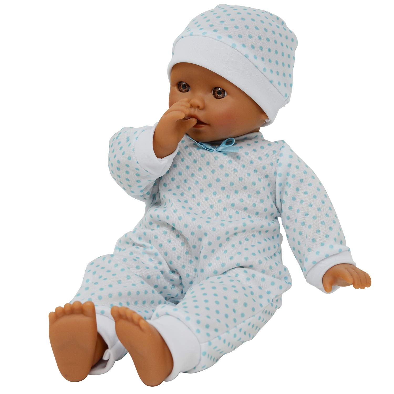 The New York Doll Collection 14 inch Soft Body Hispanic Baby Doll