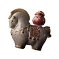 thumbnail image 4 of Estatua de caballo, figura de Feng Shui chino, resina, mano de obra fina, animal decorativo B, 4 of 9