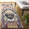 thumbnail image 2 of SAFAVIEH Ikat Lindsay Southwestern Runner Rug, Black/Red, 2'3" x 8', 2 of 10