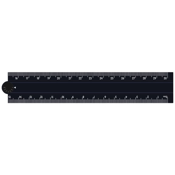 Multifunctional Aluminum Alloy Efficient Foldable Ruler for Precise Measuring in Construction and DIYer Projects Drawing