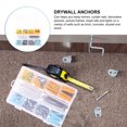 thumbnail image 1 of DEEPCRAFF 1Set Wall Anchors For Drywall Heavy Duty Grey Plastic White Plastic For Home Improvement, 1 of 8
