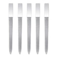 thumbnail image 1 of 5 PCS Diamond Nail File Double Sided Metal Fingernail File Manicure Files for Polish Nail, Removes Nail Ridges, Nail File and Buffer Set for Pedicure Manicure Kit 5inch, 1 of 5