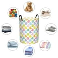 thumbnail image 4 of Fuzoiu Colorful Rubber Duck Print Circular Hamper,Laundry Basket with Handle,Collapsible Laundry,Dirty Clothes Storage Basket,for Bedroom Bathroom Dorm Living Room-Medium, 4 of 6