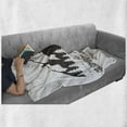 thumbnail image 6 of Inspirational Soft Flannel Fleece Blanket, Once a Year Go Someplace You Have Never Been Before Wanderlust Theme, Cozy Plush for Indoor and Outdoor Use, 60" x 80", Charcoal Grey White, by Ambesonne, 6 of 6