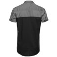 thumbnail image 2 of FashionOutfit Men's Color Block Button Down Short Sleeve Shirt, 2 of 3