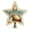 Baby Jesus & Lamb, variant on Christmas Tree Topper, Snowman Sea Glass Style Mosaic Star with Spring Base for Christmas Tree, Holiday Tree Top Decoration, Living Room and Winter Seasonal Decor, 7.87 Inch