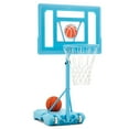 thumbnail image 1 of Danrelax 3.1-4.1FT Adjustable Pool Basketball Hoop, 32"x23" Backboard, Portable, Blue, 1 of 9