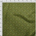 thumbnail image 4 of oneOone Cotton Cambric Olive Green Fabric Floral Quilting Supplies Print Sewing Fabric By The Yard 56 Inch Wide, 4 of 4