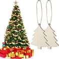 thumbnail image 3 of Adornos de madera Adornos navideños de madera Manualidades colgantes, 3 of 5