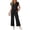 Black, variant on Two Piece Lounge Sets for Women Spring Vacation Beach Travel Airport Outfits Casual Cruise Fashion Apricot Color M