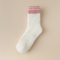 thumbnail image 2 of Nooxsoe Coral Velvet Socks Fluffy Socks Crew Socks Slouchy Socks Home Socks Plush Warm Socks Thermal Socks Fuzzy Socks Vintage Socks Cycling Socks Plush Sleeping Socks Woman Socks White One Size, 2 of 8