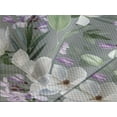 thumbnail image 3 of Ambesonne Floral Quilted Coverlet 3 Pcs, Botanical Garden Eucalyptus, King Size, Lilac and Dark Sea Green, 3 of 4