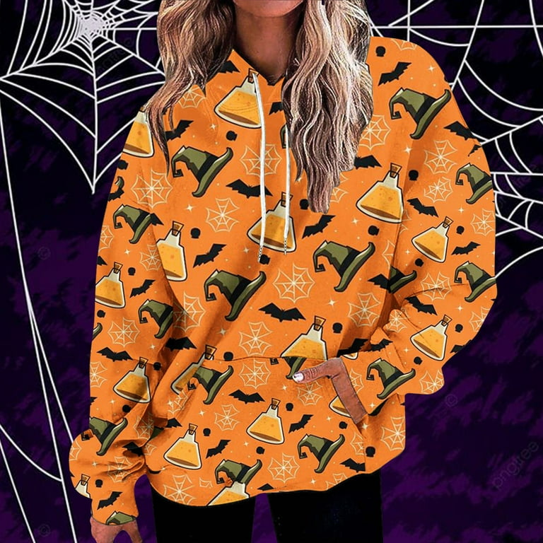 Plus size halloween hoodies sale