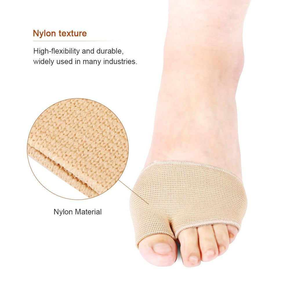 Tebru Feet Pressure Relief, Foot Sleeve, Gel Toe Sleeve Metatarsal Pain ...