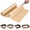 Beige, variant on Silicone Baking Mat Roll - Non Stick, Heat Resistant Pastry Mat for Macarons, Bread, Cookies | Kitchen Countertop Protector | Dough Rolling Mat
