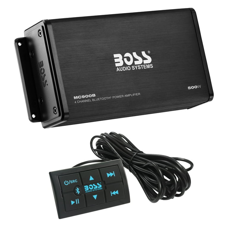 Boss Audio Systems MC900B Car Audio Amplifier, 500W, Bluetooth