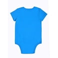 thumbnail image 4 of Avengers Short Sleeve Onesie with Cap, Captain America Bodysuit, Baby Costume Romper Set, Size 12M Blue, 4 of 4