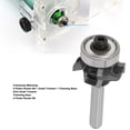 thumbnail image 3 of Mioren Round Over Router Bit Carbide Edge Forming Router Bit, Sturdy Round Over Router Bit Durable 4 Flutes for DIY, 3 of 7