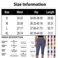 thumbnail image 3 of JIUKE Womens Capri Leggings Gym Cropped Yoga Pants Stretchy Casual Workout Bottoms High Waisted Athletic Capris, 3 of 5