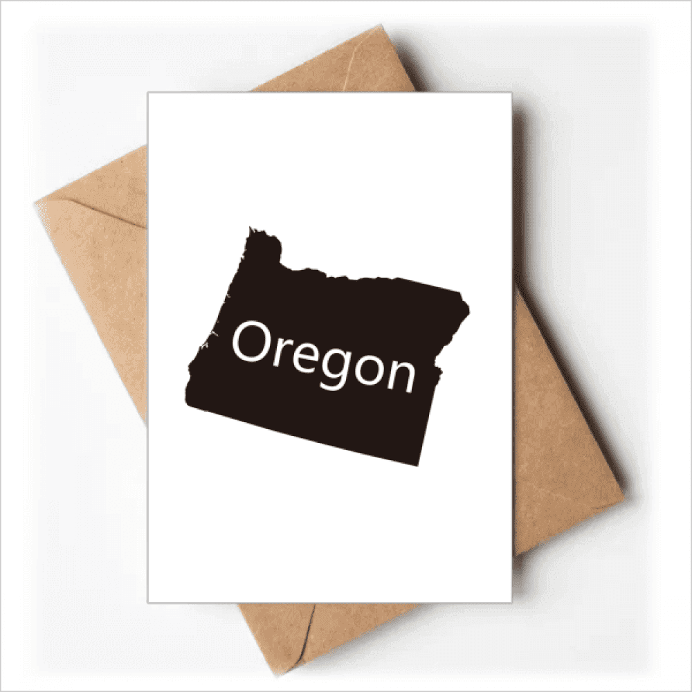 Oregon The United States Of America Map Greeting Cards You are Invited Invitations