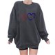 thumbnail image 1 of ICHUANYI Liquidación Moda de mujer Otoño Impreso Blusa suelta de manga larga Cuello redondo Casual Pullover Tops Sweatershirt ICHUANYI WER202308172543, 1 of 3