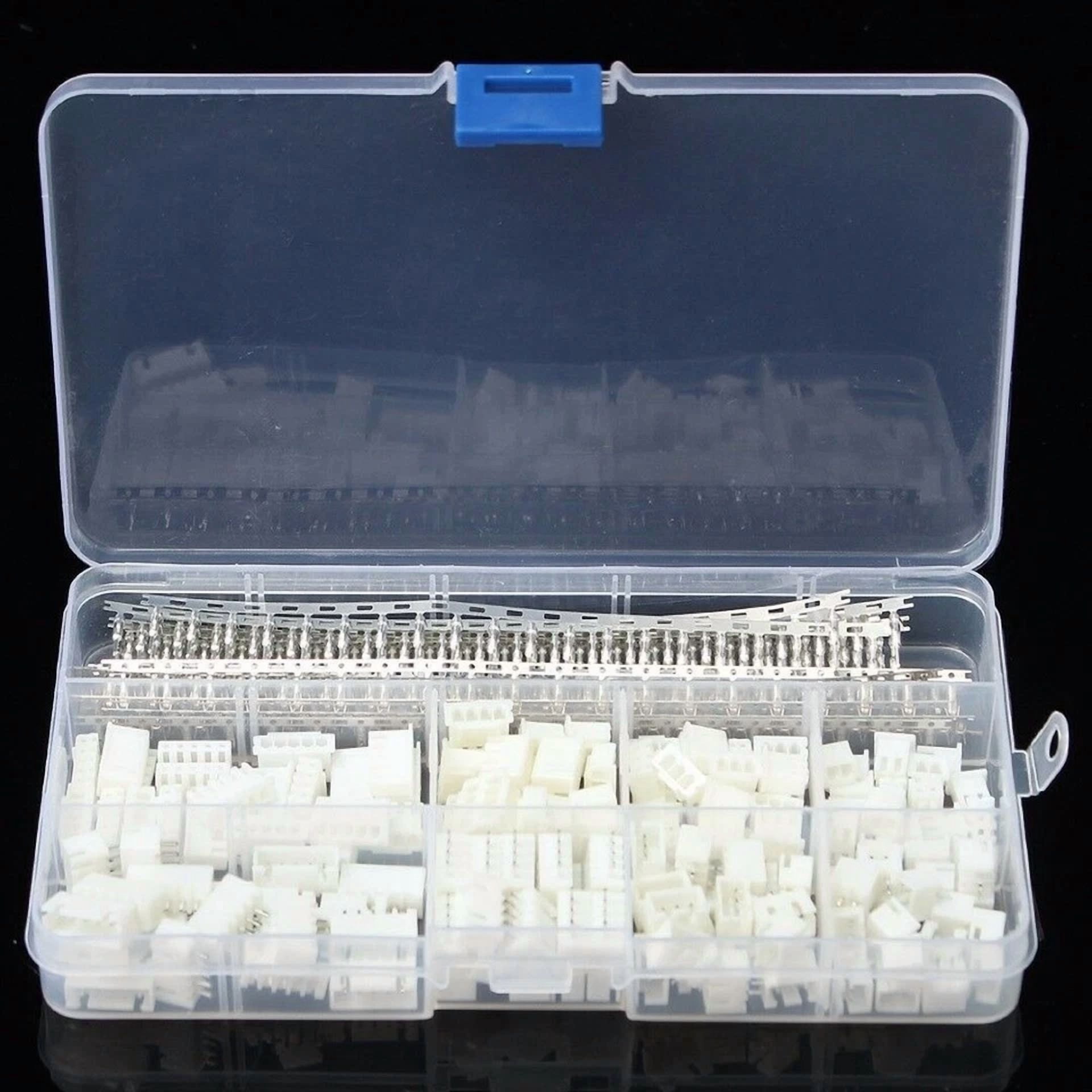 CIRCLE- 560Pcs 2-5Pin Jst-Xh 2.54Mm Wire Male Female Housing Connector Bare Terminal Kit
